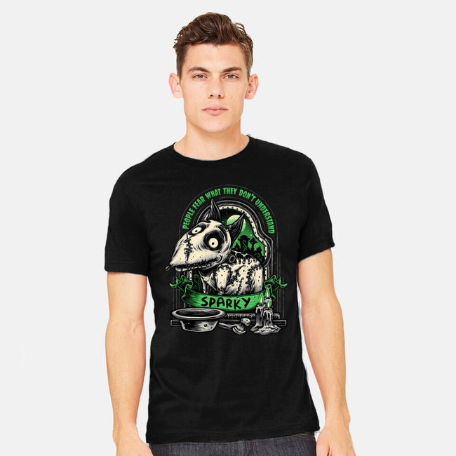 Halloween Dog-Mens-Heavyweight-Tee-glitchygorilla