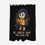 Be Careful-None-Polyester-Shower Curtain-yumie