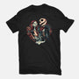 Skeleton Love-Mens-Basic-Tee-glitchygorilla