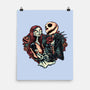 Skeleton Love-None-Matte-Poster-glitchygorilla