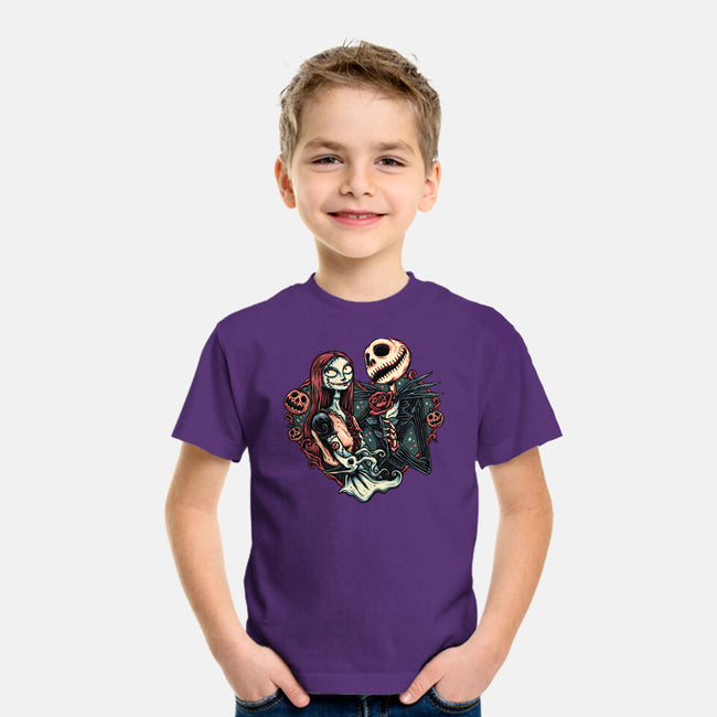 Skeleton Love-Youth-Basic-Tee-glitchygorilla