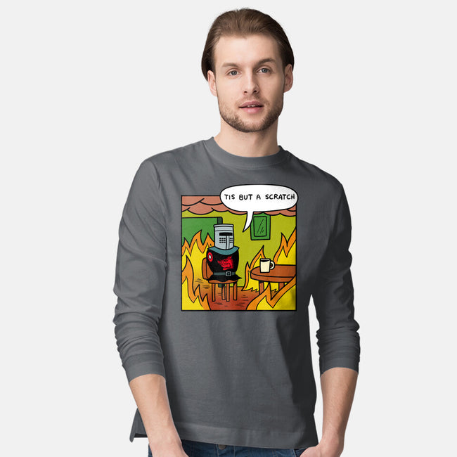 Black Knight Fine-Mens-Long Sleeved-Tee-jasesa