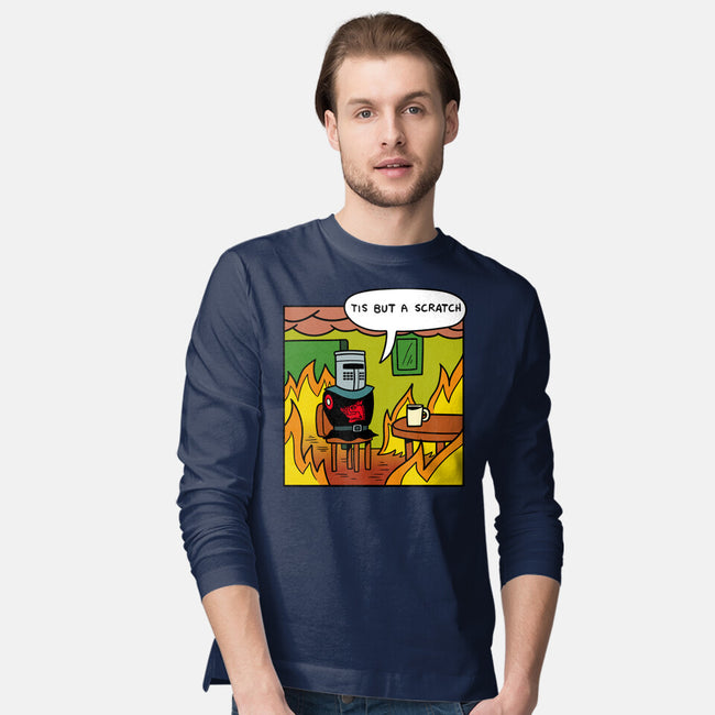 Black Knight Fine-Mens-Long Sleeved-Tee-jasesa