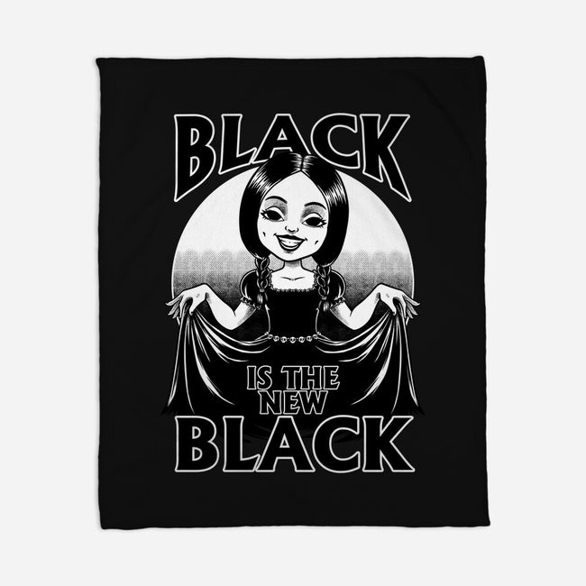 New Black Goth Dress-None-Fleece-Blanket-Studio Mootant