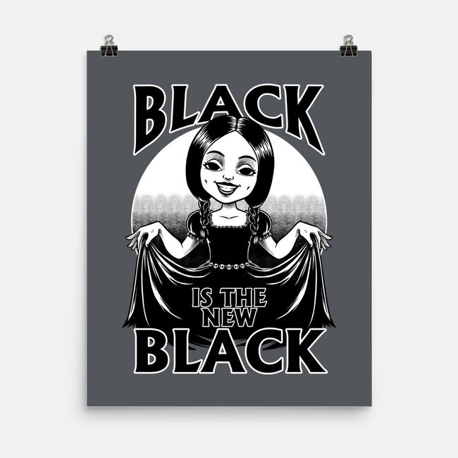 New Black Goth Dress-None-Matte-Poster-Studio Mootant