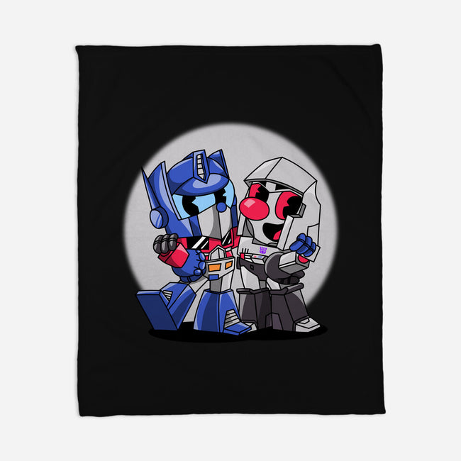 Cybertron Head-None-Fleece-Blanket-joerawks