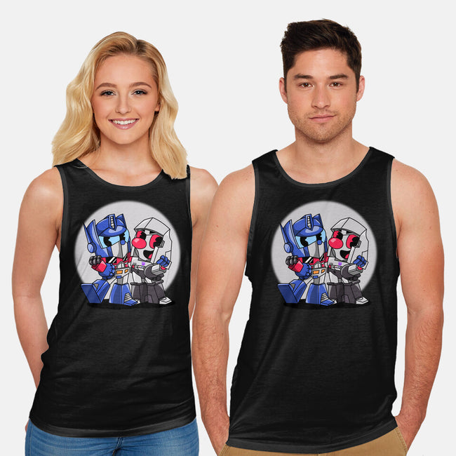 Cybertron Head-Unisex-Basic-Tank-joerawks