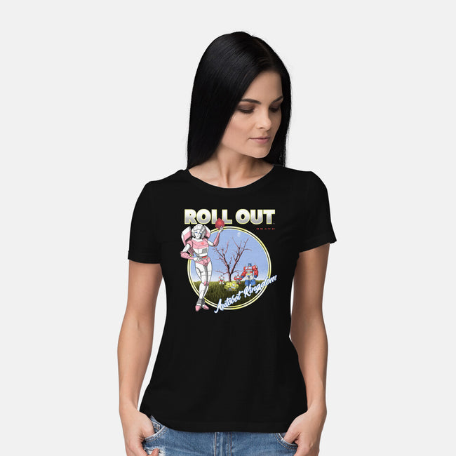 Roll Doubt-Womens-Basic-Tee-Betmac