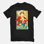 Great Wave Luffy-Mens-Basic-Tee-hypertwenty