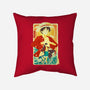 Great Wave Luffy-None-Removable Cover w Insert-Throw Pillow-hypertwenty