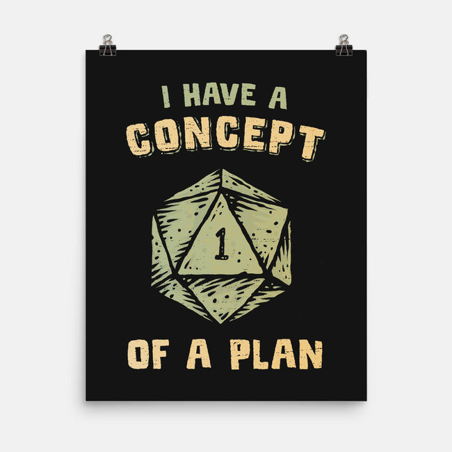 A Concept Of A Plan-None-Matte-Poster-kg07