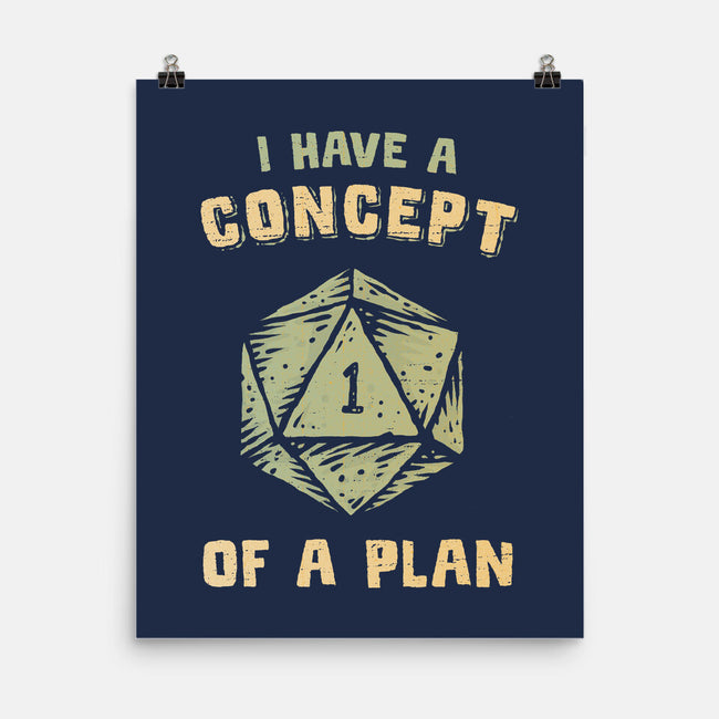 A Concept Of A Plan-None-Matte-Poster-kg07