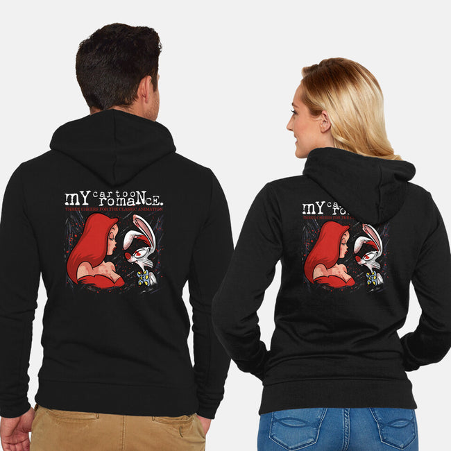 My Cartoon Romance-Unisex-Zip-Up-Sweatshirt-zascanauta