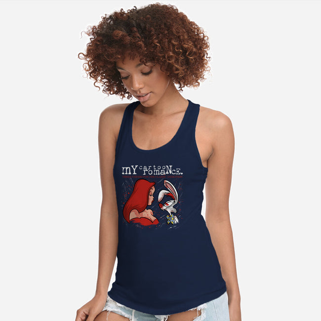 My Cartoon Romance-Womens-Racerback-Tank-zascanauta