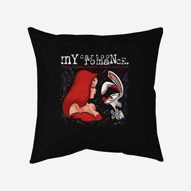 My Cartoon Romance-None-Removable Cover w Insert-Throw Pillow-zascanauta