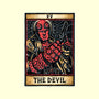 Devil Tarot-None-Removable Cover w Insert-Throw Pillow-glitchygorilla