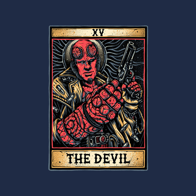 Devil Tarot-None-Polyester-Shower Curtain-glitchygorilla