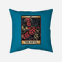 Devil Tarot-None-Removable Cover w Insert-Throw Pillow-glitchygorilla