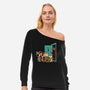 Treats Or Nightmares-Womens-Off Shoulder-Sweatshirt-Diego Gurgell