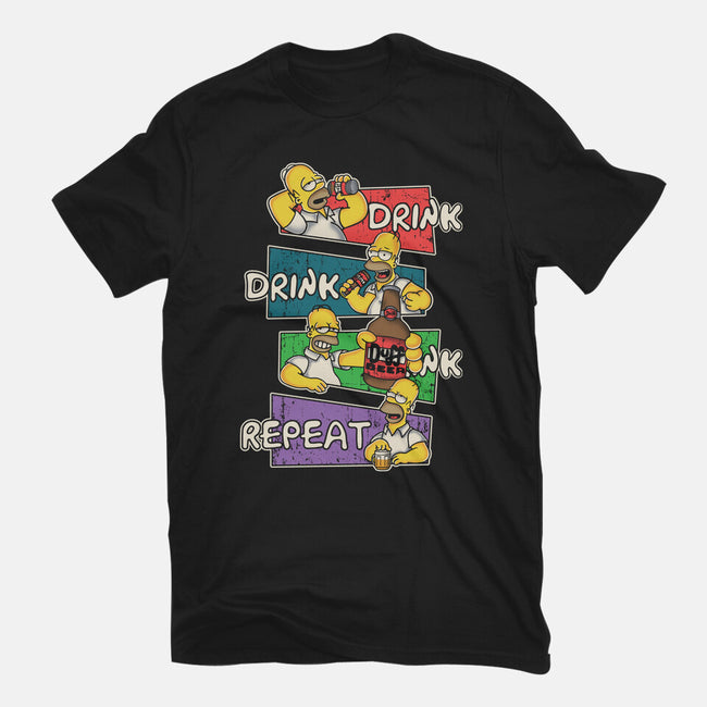 Drink And Repeat-Youth-Basic-Tee-turborat14