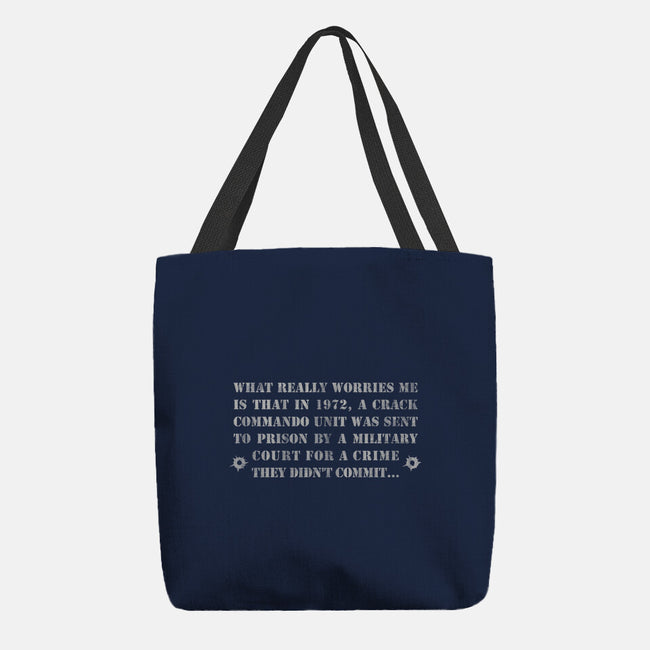 What Really Worries Me-None-Basic Tote-Bag-NMdesign