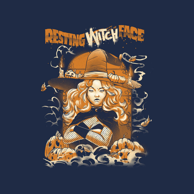 Resting Witch Face-Mens-Basic-Tee-Massai