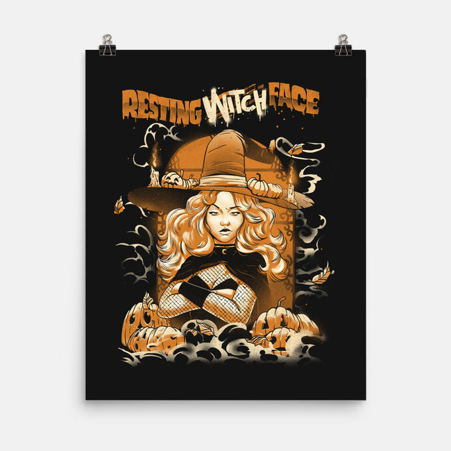 Resting Witch Face-None-Matte-Poster-Massai