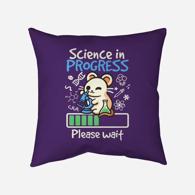 Science In Progress-None-Removable Cover w Insert-Throw Pillow-NemiMakeit