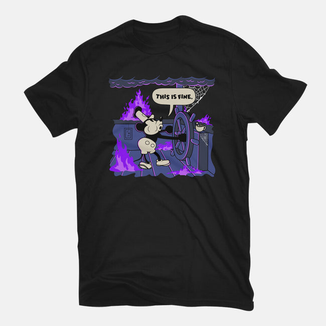 This Is Spooky But Fine-Mens-Premium-Tee-rocketman_art