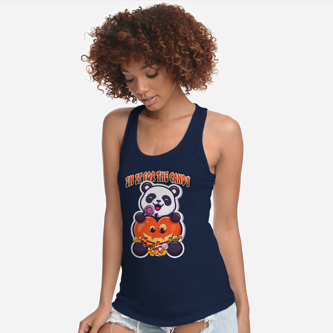 Just In It For The Candy-Womens-Racerback-Tank-palmstreet