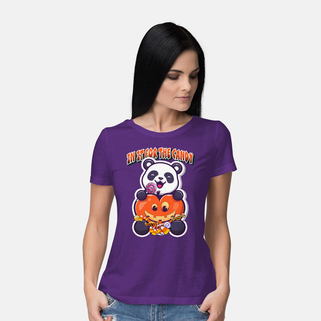 Just In It For The Candy-Womens-Basic-Tee-palmstreet