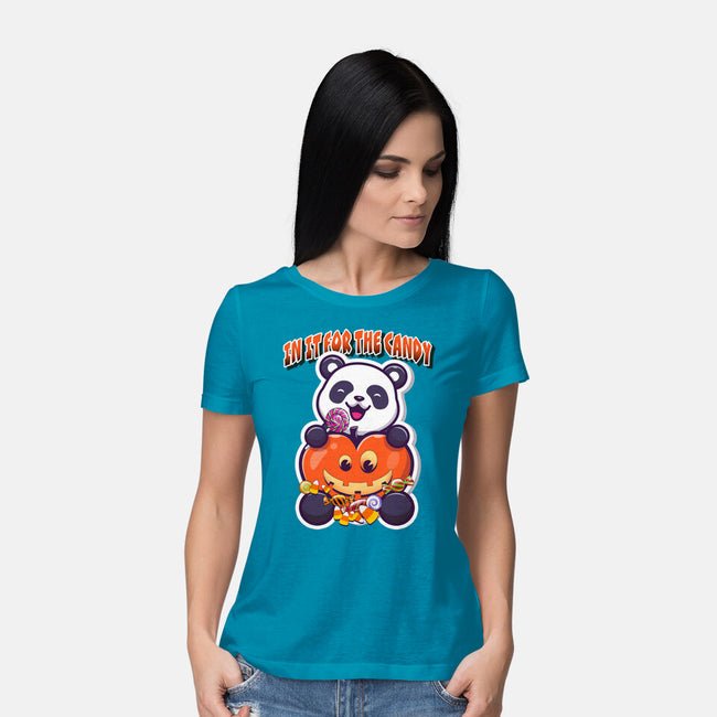 Just In It For The Candy-Womens-Basic-Tee-palmstreet