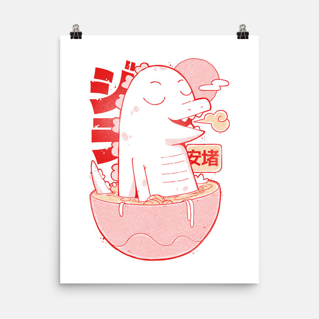 Ramen Dino-None-Matte-Poster-Kabuto Studio