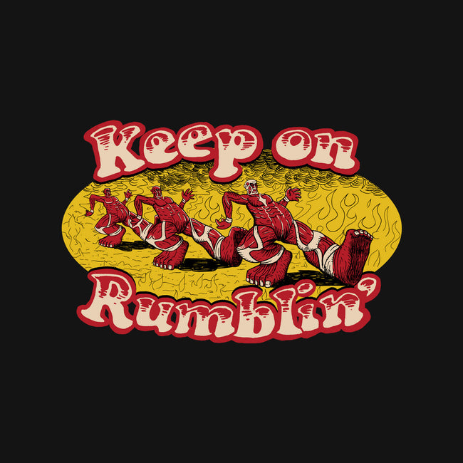 Keep On Rumblin-Unisex-Kitchen-Apron-krobilad