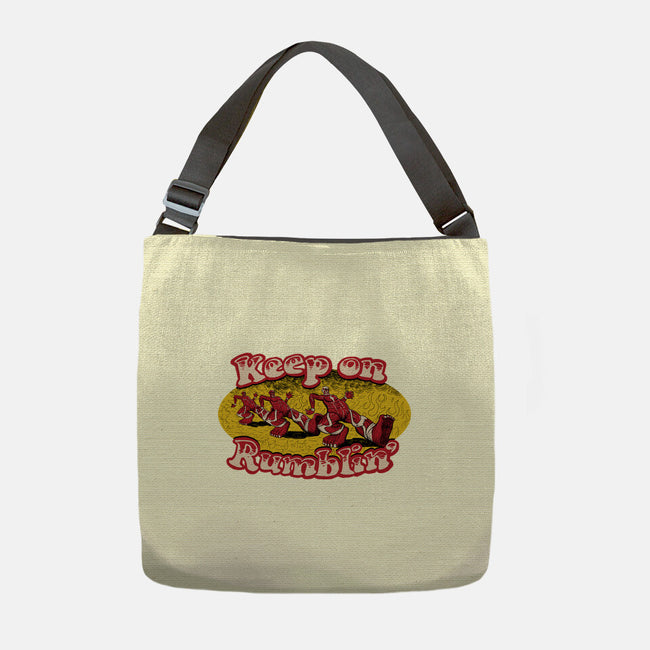 Keep On Rumblin-None-Adjustable Tote-Bag-krobilad