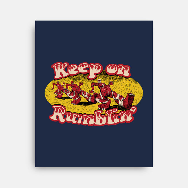 Keep On Rumblin-None-Stretched-Canvas-krobilad