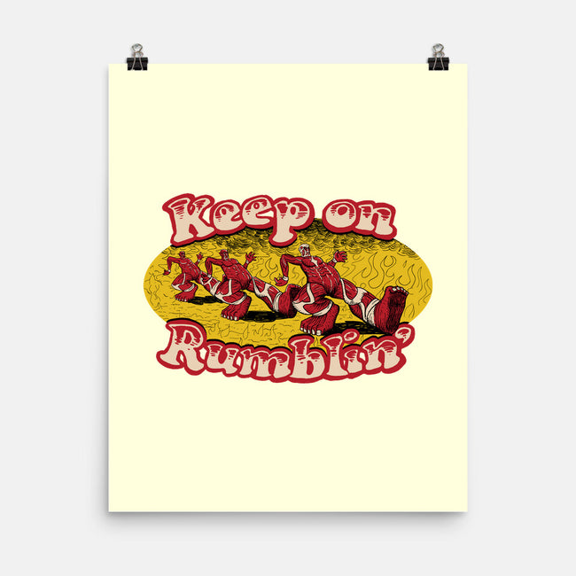 Keep On Rumblin-None-Matte-Poster-krobilad