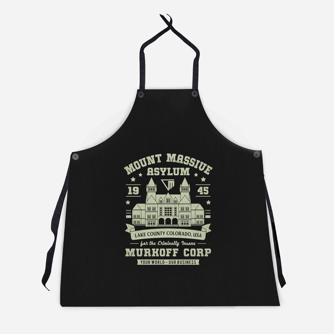 Mount Massive Asylum Vintage-Unisex-Kitchen-Apron-LAGELANTEE