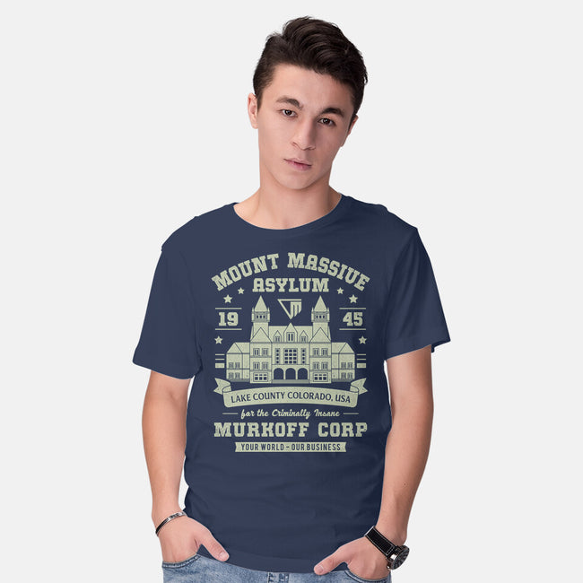 Mount Massive Asylum Vintage-Mens-Basic-Tee-LAGELANTEE