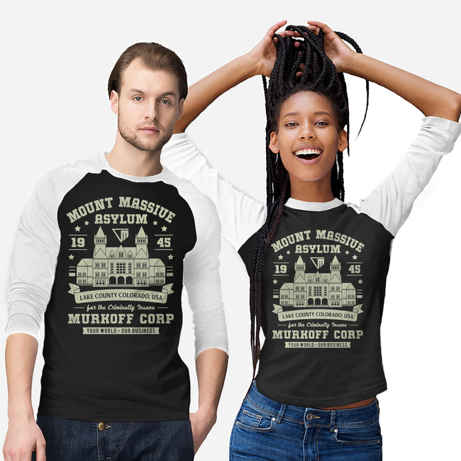 Mount Massive Asylum Vintage-Unisex-Baseball-Tee-LAGELANTEE