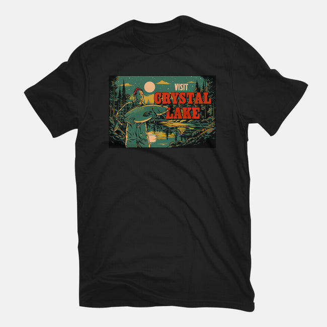 Visit Crystal Lake-Youth-Basic-Tee-Hafaell