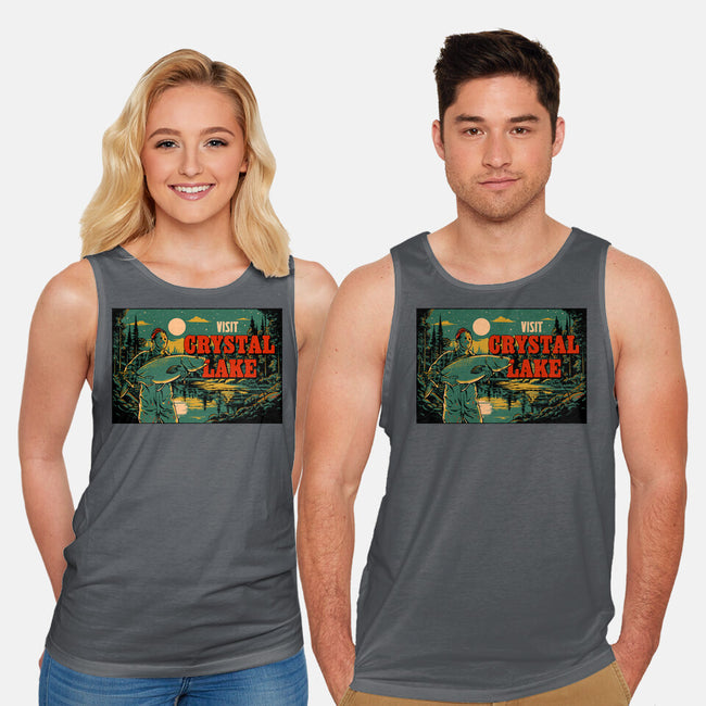 Visit Crystal Lake-Unisex-Basic-Tank-Hafaell