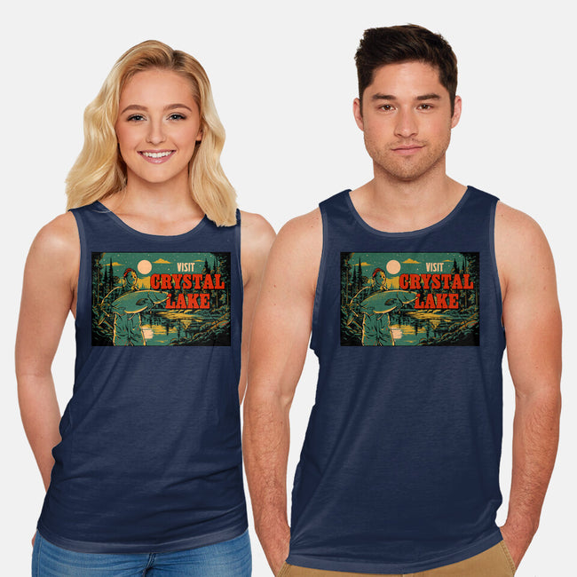 Visit Crystal Lake-Unisex-Basic-Tank-Hafaell