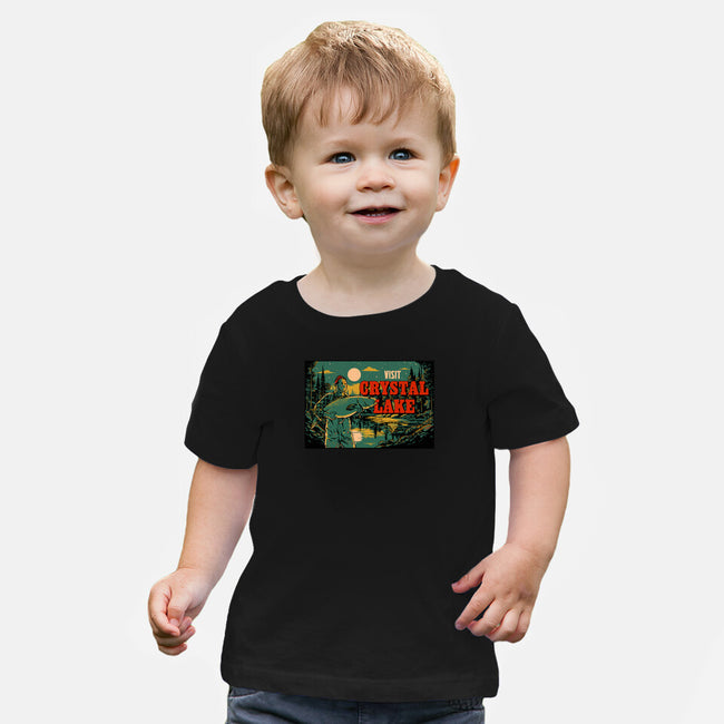 Visit Crystal Lake-Baby-Basic-Tee-Hafaell