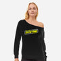 The Juice Is Loose Showtime-Womens-Off Shoulder-Sweatshirt-rocketman_art