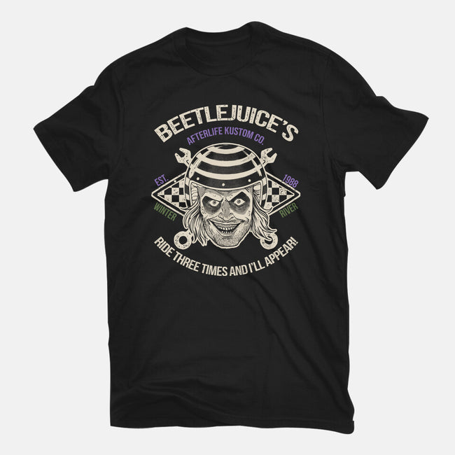 Beetlejuice's Afterlife Kustom-Womens-Basic-Tee-Massai