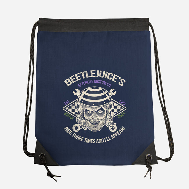 Beetlejuice's Afterlife Kustom-None-Drawstring-Bag-Massai