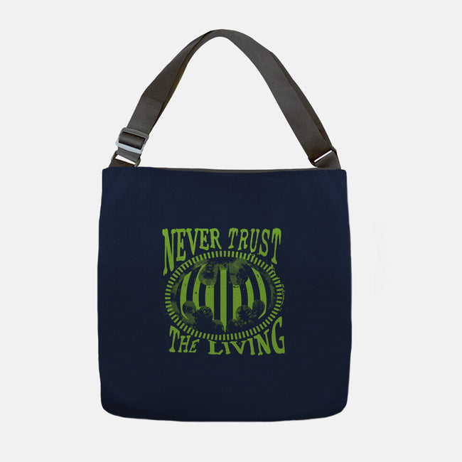 Never Trust The Living Bat-None-Adjustable Tote-Bag-rocketman_art