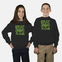 Never Trust The Living Bat-Youth-Crew Neck-Sweatshirt-rocketman_art