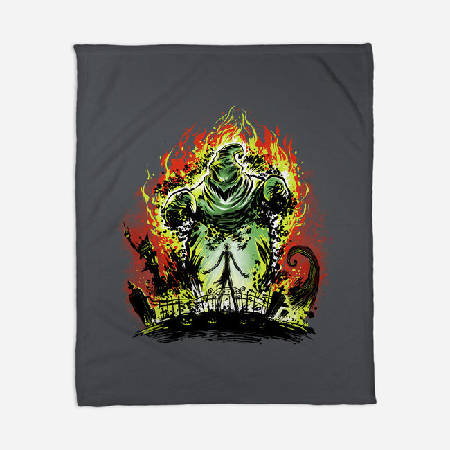 Oogie Balrog-None-Fleece-Blanket-zascanauta